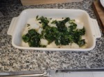 Put The Defrosted And Chopped Spinach On Top
