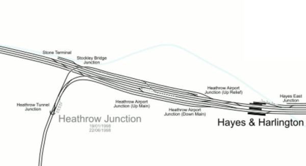 Lines Through Hayes And Harlington And Heathrow Junction
