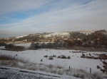 Between Hebden Bridge And Burnley Manchester Road Stations In The Snow
